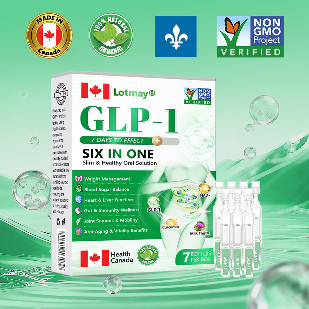 𝑪𝒂𝒏𝒂𝒅𝒂'𝒔 𝑫𝒐𝒄𝒕𝒐𝒓-𝑹𝒆𝒄𝒐𝒎𝒎𝒆𝒏𝒅𝒆𝒅 𝐋𝐨𝐭𝐦𝐚𝐲® 🧑‍⚕️| GLP-1 6-in-1 Slim & Healthy Oral Solution👑 Supports weight management, heart & vascular health, blood sugar balance, sleep apnea, joint health, and overall wellness 🎗️