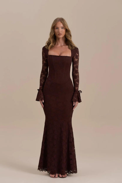 Lace Mermaid Maxi Dress