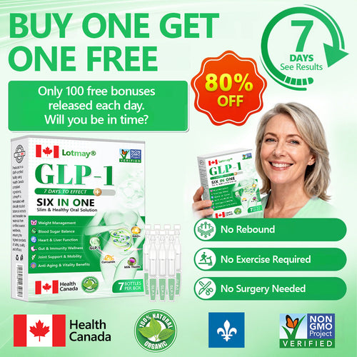 𝑪𝒂𝒏𝒂𝒅𝒂'𝒔 𝑫𝒐𝒄𝒕𝒐𝒓-𝑹𝒆𝒄𝒐𝒎𝒎𝒆𝒏𝒅𝒆𝒅 𝐋𝐨𝐭𝐦𝐚𝐲® 🧑‍⚕️| GLP-1 6-in-1 Slim & Healthy Oral Solution👑 Supports weight management, heart & vascular health, blood sugar balance, sleep apnea, joint health, and overall wellness 🎗️